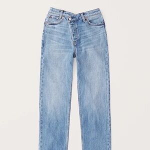 Abercrombie & Fitch Light Blue Straight Leg Jeans